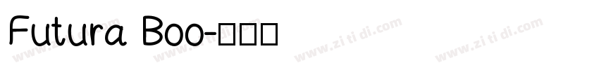 Futura Boo字体转换